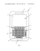 INPUTTING SYMBOLS INTO AN ELECTRONIC DEVICE HAVING A TOUCH-SCREEN diagram and image