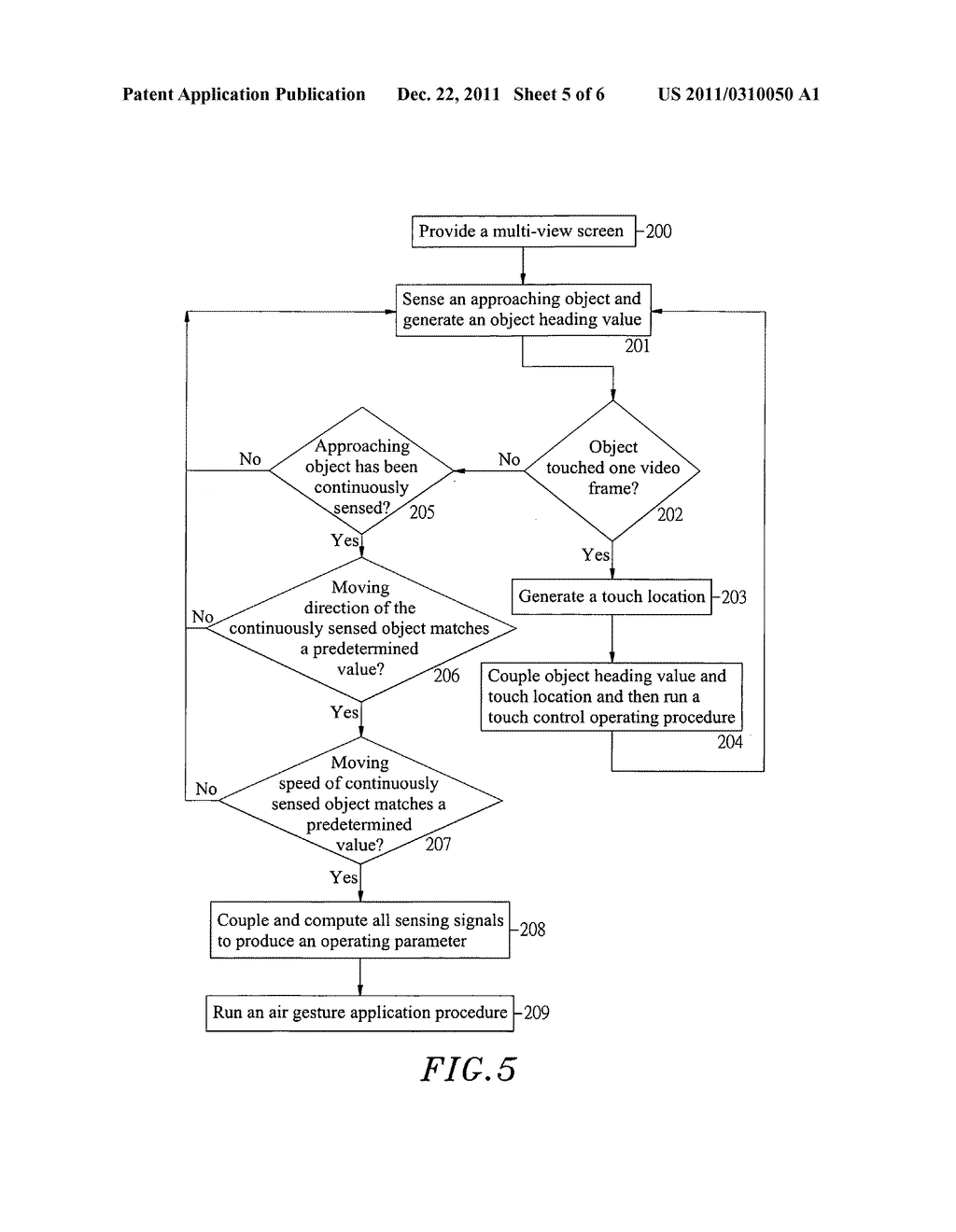 Dual-view display operating method - diagram, schematic, and image 06