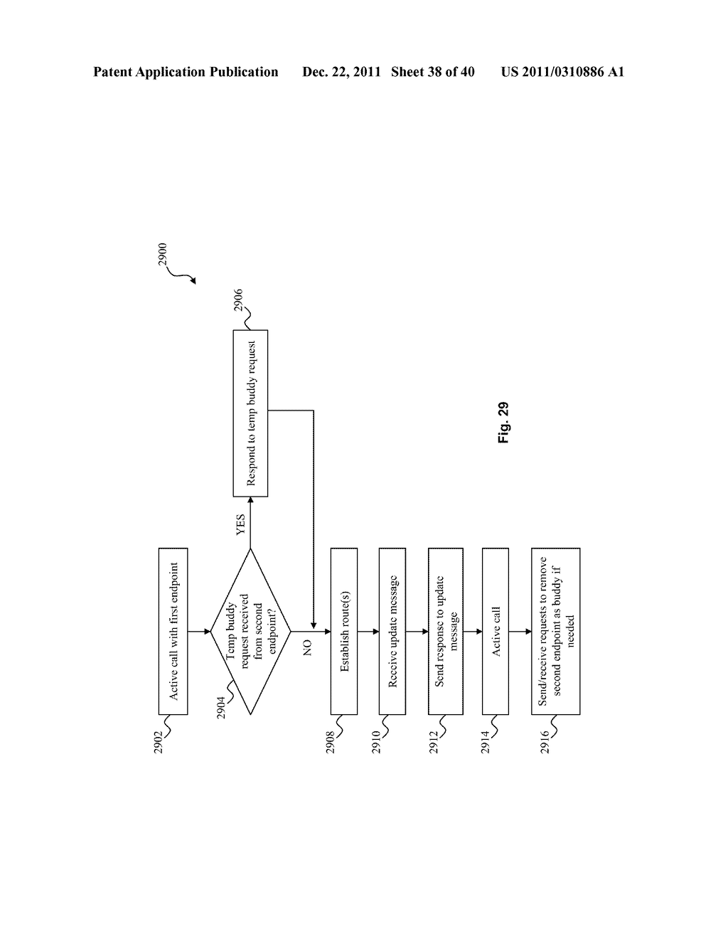 SYSTEM AND METHOD FOR TRANSFERRING A CALL BETWEEN ENDPOINTS IN A HYBRID     PEER-TO-PEER NETWORK - diagram, schematic, and image 39