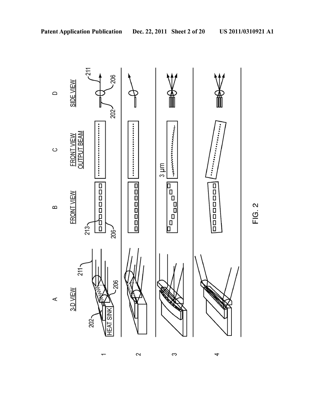 Wavelength Beam Combining Laser with Multiple Outputs - diagram, schematic, and image 03