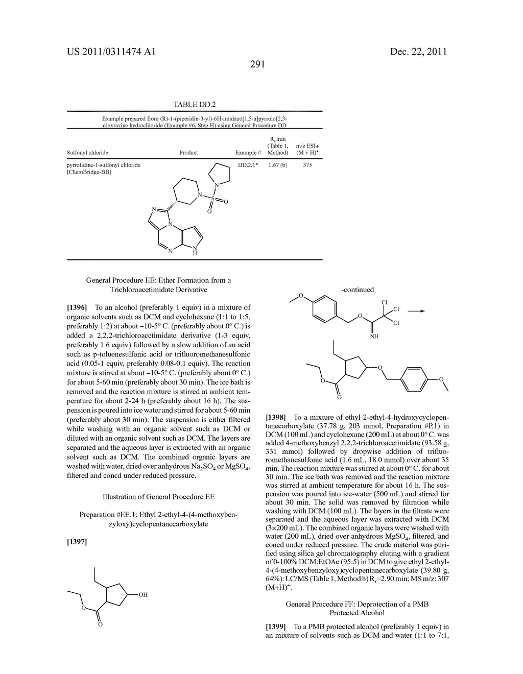 Novel Tricyclic Compounds - diagram, schematic, and image 291