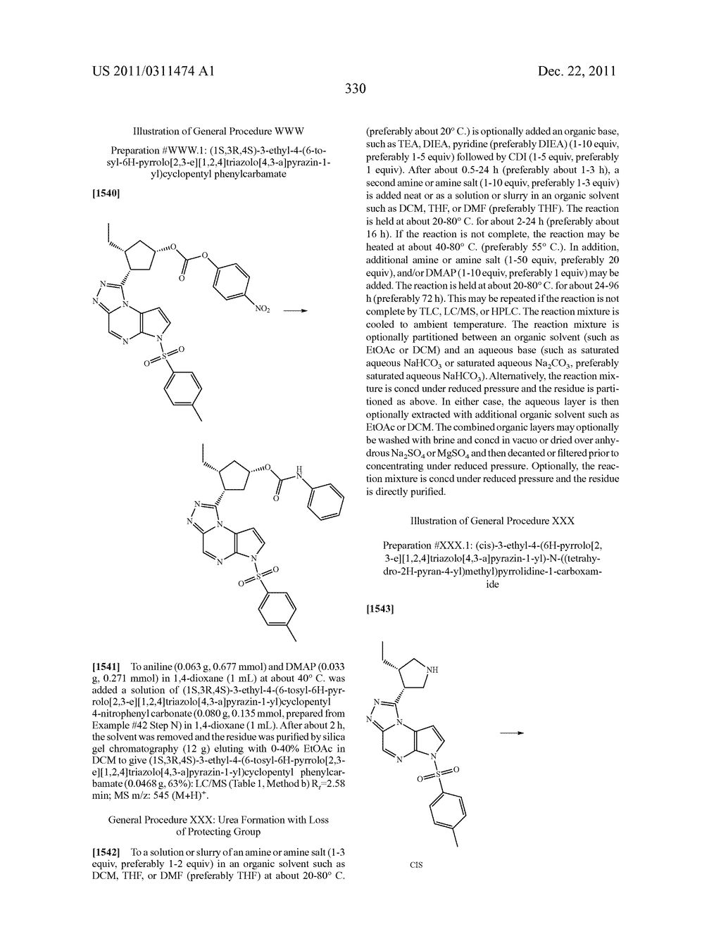 Novel Tricyclic Compounds - diagram, schematic, and image 330
