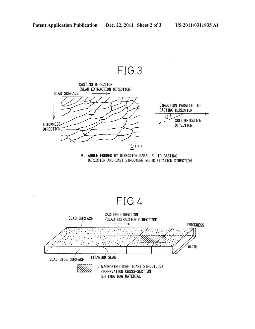 TITANIUM SLAB FOR HOT ROLLING, AND METHOD OF PRODUCING AND METHOD OF     ROLLING THE SAME - diagram, schematic, and image 03