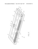 MICROFLUIDIC TEST MODULE INCORPORATING SURFACE MICRO-MACHINED CHIPS AND     INTERCONNECTING CAP diagram and image