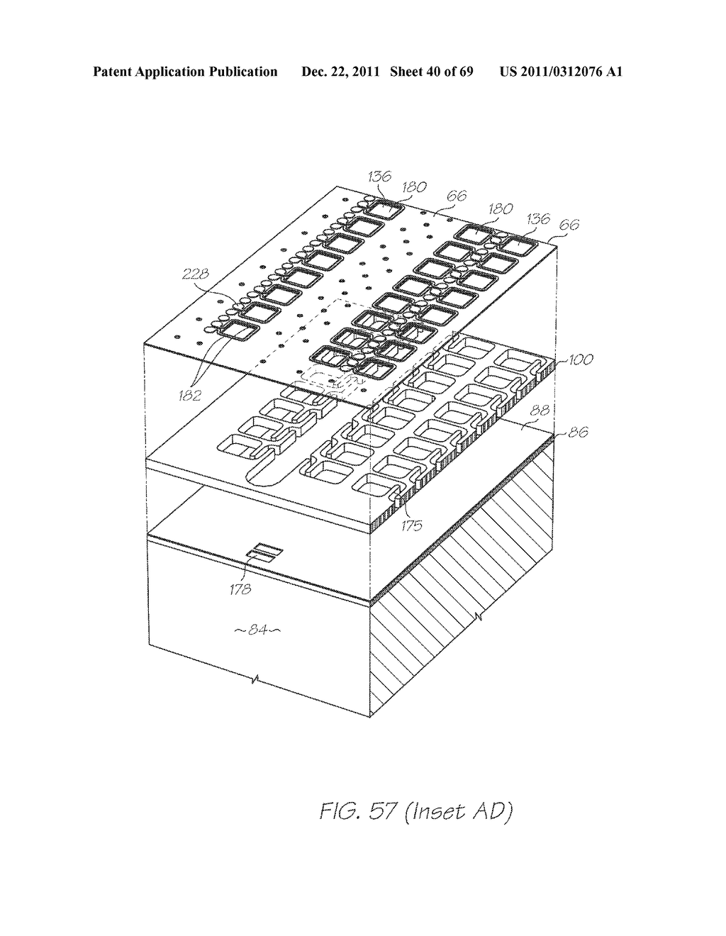 MICROFLUIDIC TEST MODULE WITH FLEXIBLE MEMBRANE FOR INTERNAL     MICROENVIRONMENT PRESSURE-RELIEF - diagram, schematic, and image 41