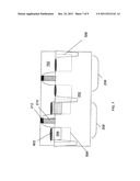 SEMICONDUCTOR DEVICE FABRICATION METHOD INCLUDING HARD MASK AND     SACRIFICIAL SPACER ELEMENTS diagram and image