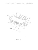 POWER CONNECTOR WITH IMPROVED RETAINING MEMBER FOR BEING FLEXIBLY     ASSEMBLED TO POWER CONTACT diagram and image