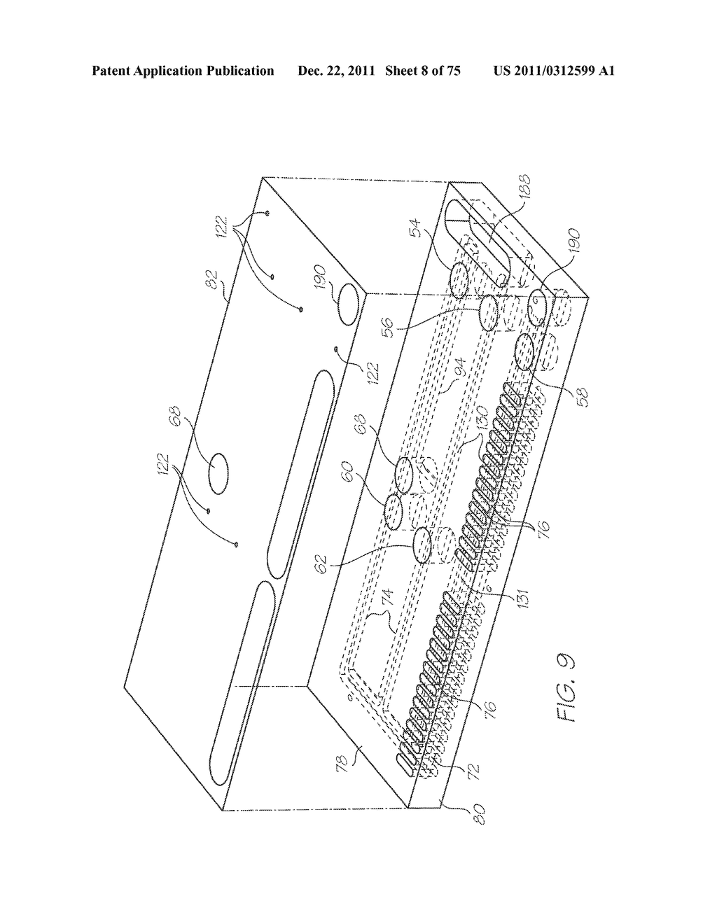 MICROFLUIDIC DEVICE WITH A PCR SECTION WITH SINGLE ACTIVATION, OUTLET     VALVE - diagram, schematic, and image 09