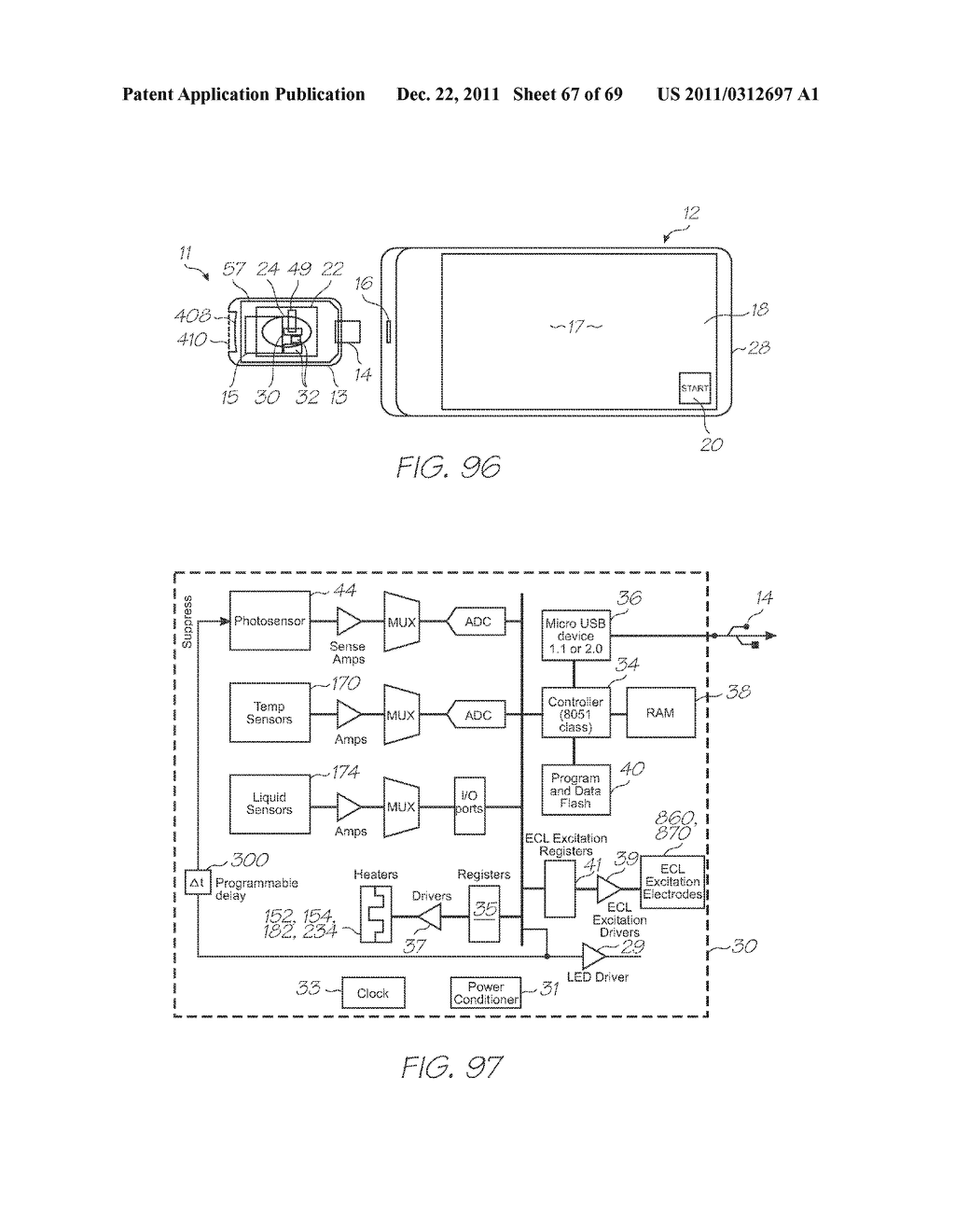 MICROFLUIDIC DEVICE WITH TEMPERATURE FEEDBACK CONTROLLED PCR SECTION - diagram, schematic, and image 68