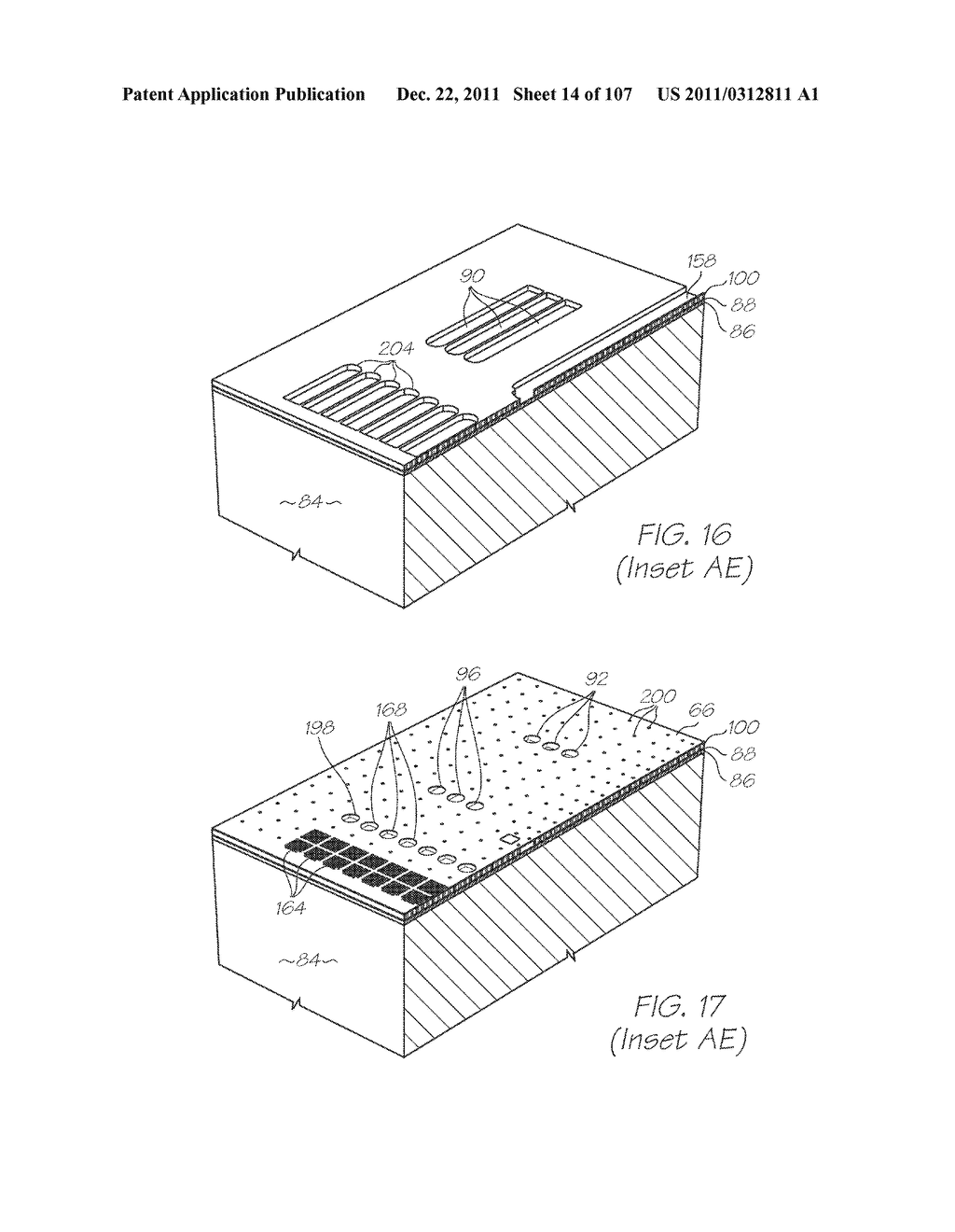 LOC DEVICE FOR ELECTROCHEMILUMINESCENT DETECTION OF TARGET SEQUENCES WITH     ELECTRODES PROFILED FOR GREATER PERIPHERAL EDGE LENGTH - diagram, schematic, and image 15