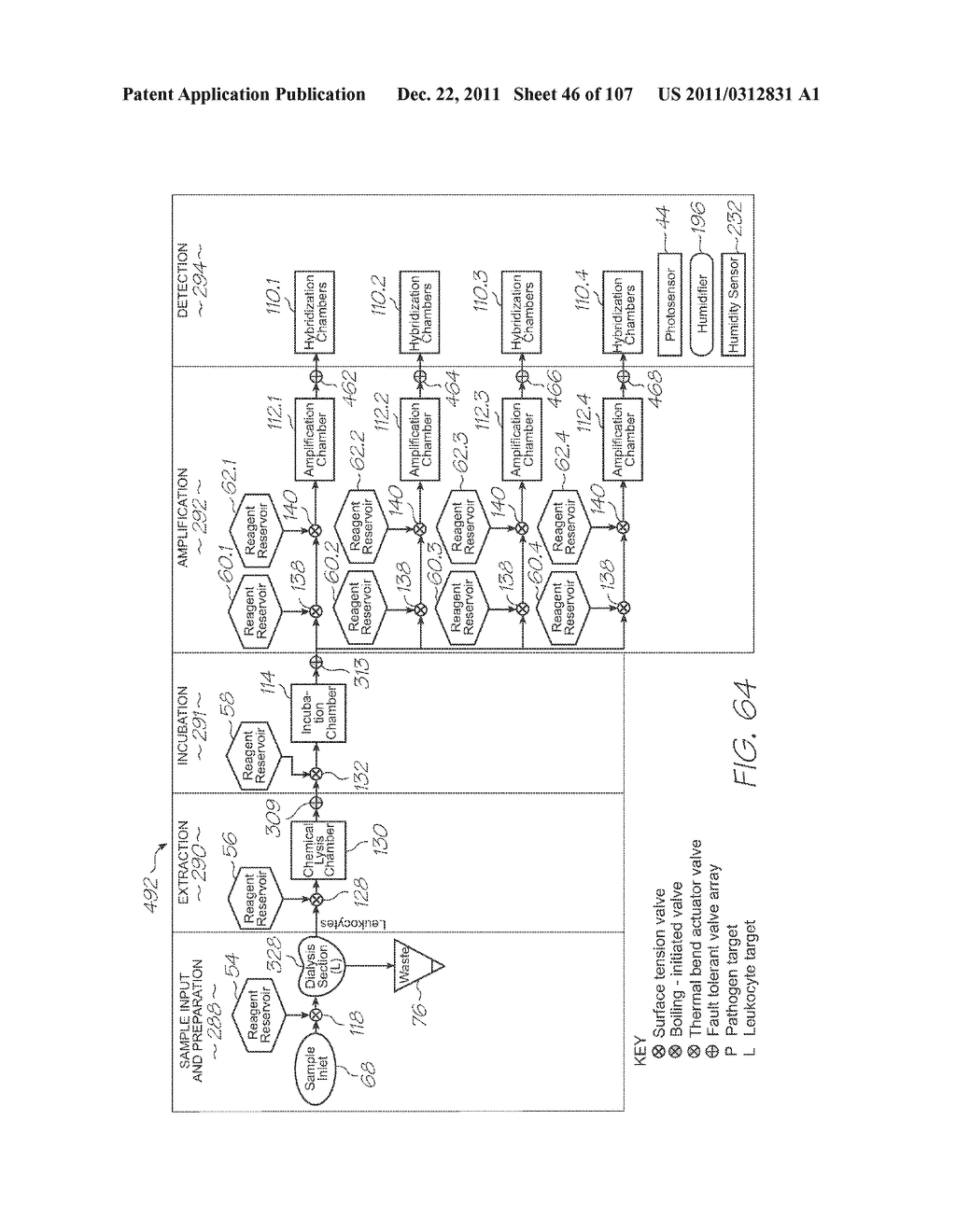 LOC DEVICE FOR DETECTING TARGET NUCLEIC ACID SEQUENCE WITH     ELECTROCHEMILUMINESCENT METALORGANIC COMPLEX - diagram, schematic, and image 47