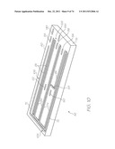 OLIGONUCLEOTIDE SPOTTING DEVICE WITH FLUIDICS ON BOTH SIDES OF SUPPORTING     SUBSTRATE diagram and image