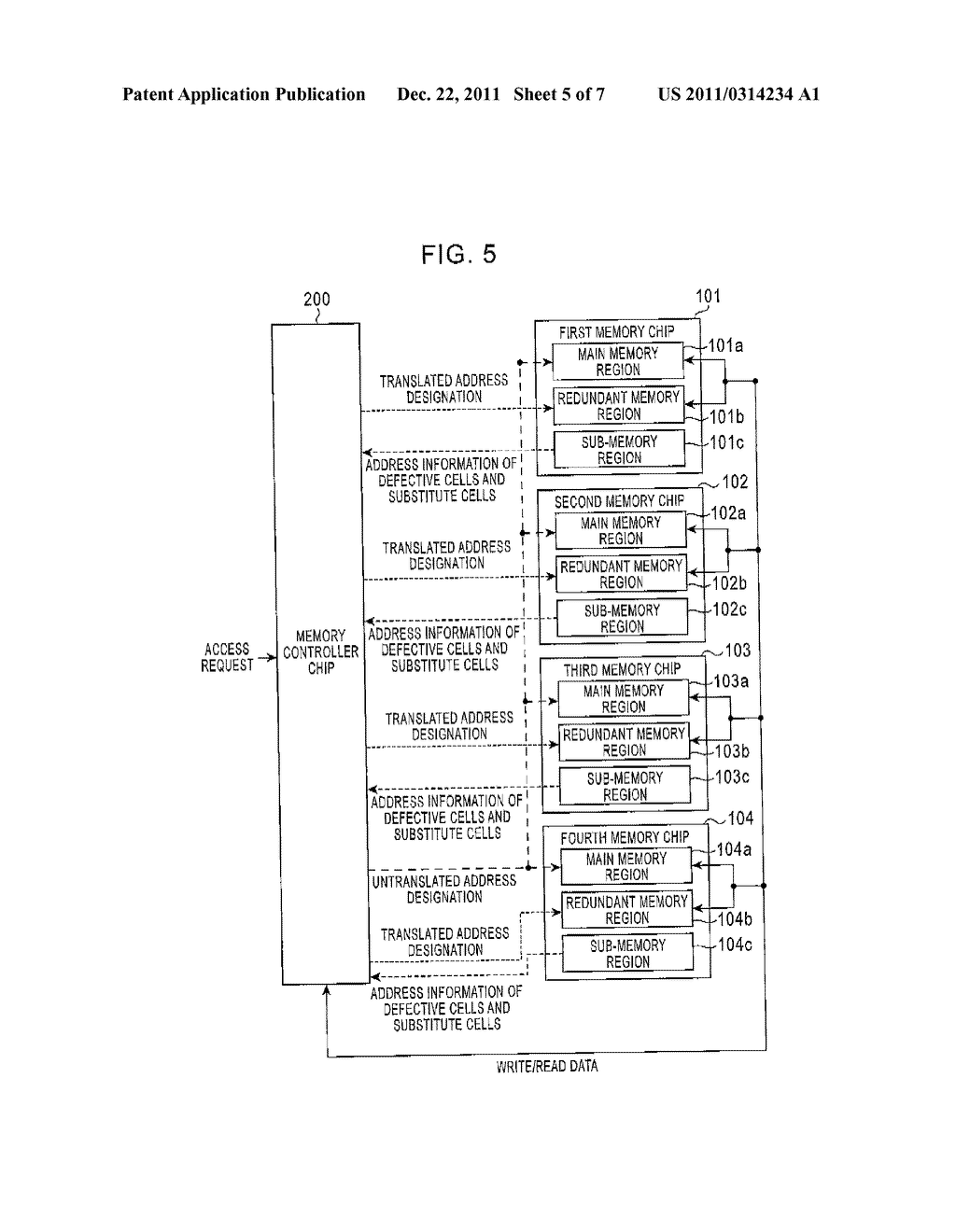 MULTI-CHIP PACKAGE SEMICONDUCTOR MEMORY DEVICE - diagram, schematic, and image 06