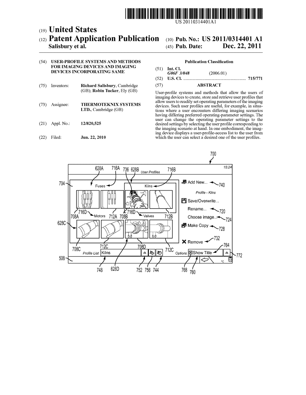 User-Profile Systems and Methods for Imaging Devices and Imaging Devices     Incorporating Same - diagram, schematic, and image 01