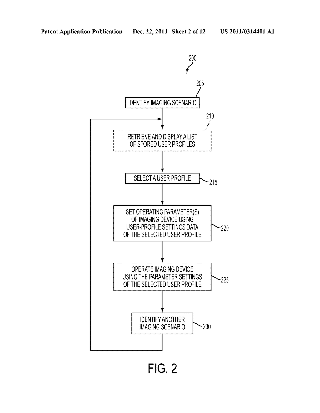 User-Profile Systems and Methods for Imaging Devices and Imaging Devices     Incorporating Same - diagram, schematic, and image 03