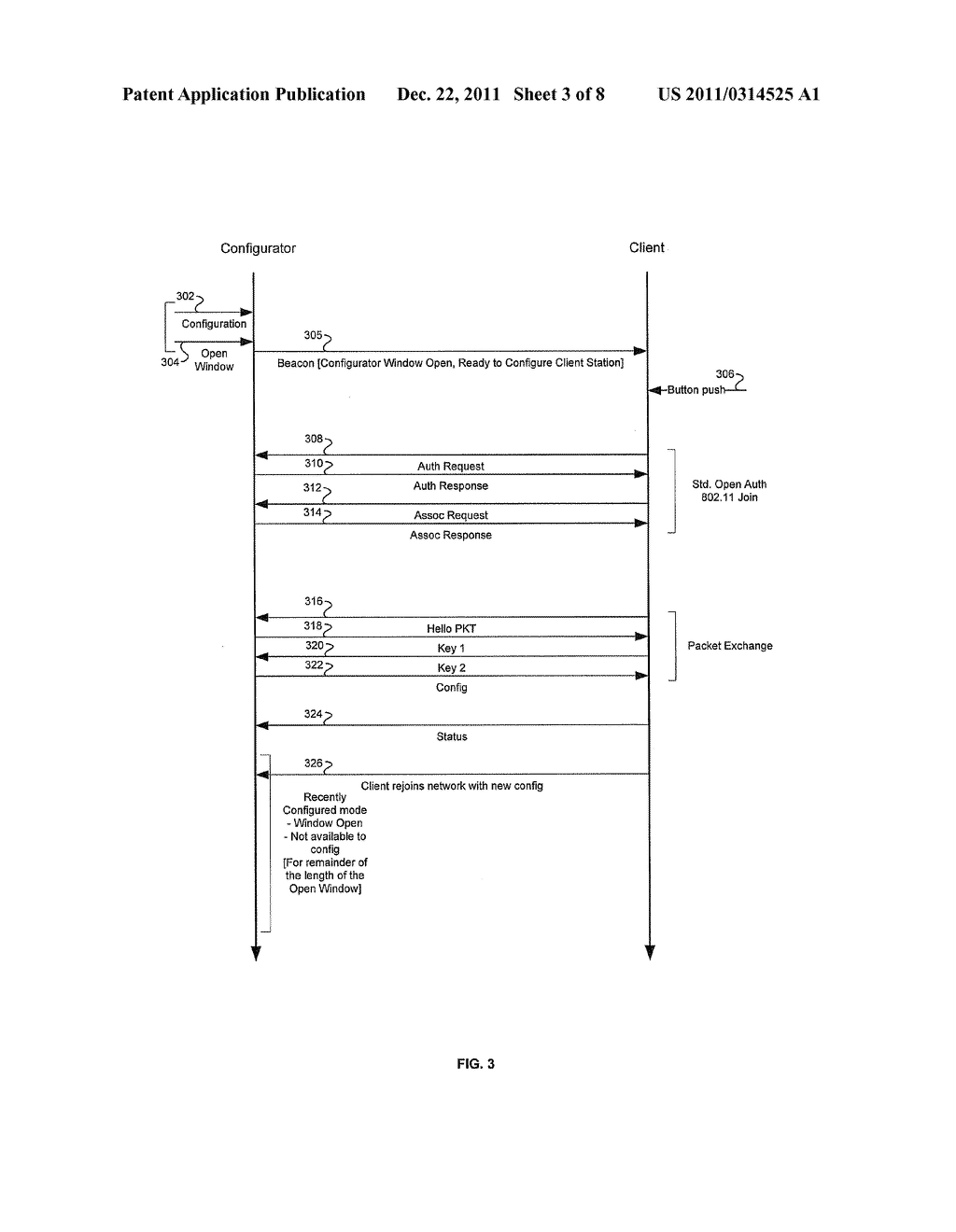 Method and System for Exchanging Setup Configuration Protocol Information     in Beacon Frames in a WLAN - diagram, schematic, and image 04