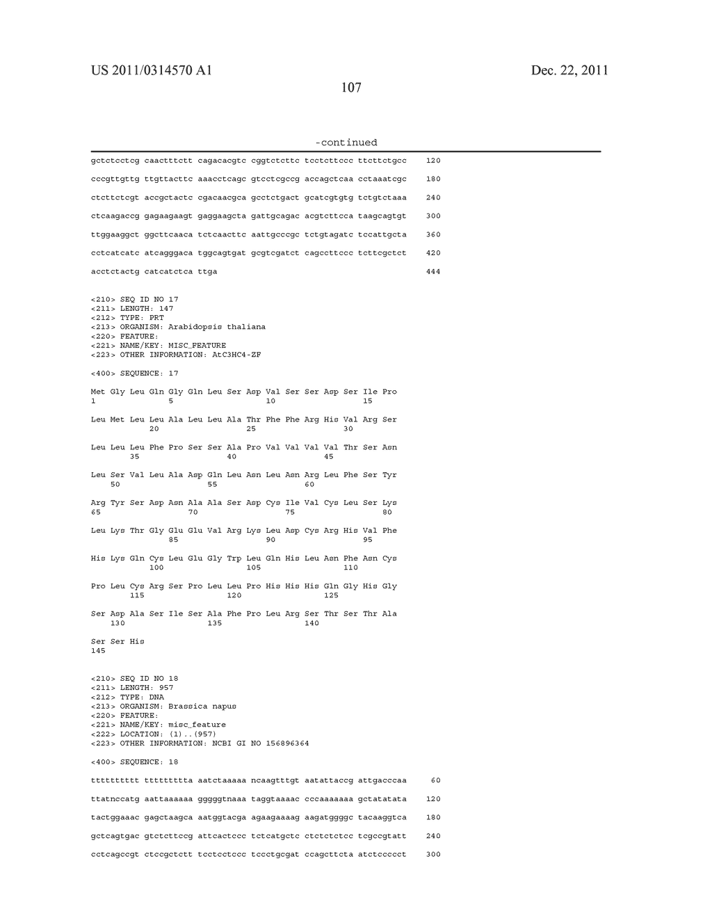 DROUGHT TOLERANT PLANTS AND RELATED CONSTRUCTS AND METHODS INVOLVING GENES     ENCODING ZINC-FINGER (C3HC4-TYPE RING FINGER)  FAMILY POLYPEPTIDES - diagram, schematic, and image 125