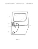 LOCKING CONTROLLER STRUCTURE OF SLIDING DOOR diagram and image