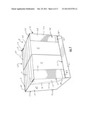 CARTON WITH REINFORCED CORNER diagram and image