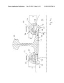 ELASTIC TENSIONING CLAMP AND RAIL FIXATION THEREFORE diagram and image