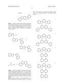 MATERIAL FOR USE IN PHOSPHORESCENT DEVICE AND ORGANIC ELECTROLUMINESCENT     DEVICE USING SAME diagram and image