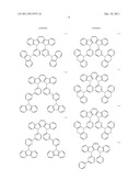 MATERIAL FOR USE IN PHOSPHORESCENT DEVICE AND ORGANIC ELECTROLUMINESCENT     DEVICE USING SAME diagram and image