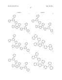 MATERIAL FOR USE IN PHOSPHORESCENT DEVICE AND ORGANIC ELECTROLUMINESCENT     DEVICE USING SAME diagram and image