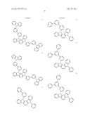 MATERIAL FOR USE IN PHOSPHORESCENT DEVICE AND ORGANIC ELECTROLUMINESCENT     DEVICE USING SAME diagram and image