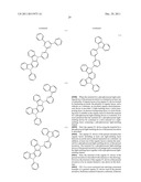 MATERIAL FOR USE IN PHOSPHORESCENT DEVICE AND ORGANIC ELECTROLUMINESCENT     DEVICE USING SAME diagram and image