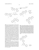 MATERIAL FOR USE IN PHOSPHORESCENT DEVICE AND ORGANIC ELECTROLUMINESCENT     DEVICE USING SAME diagram and image