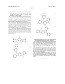 MATERIAL FOR USE IN PHOSPHORESCENT DEVICE AND ORGANIC ELECTROLUMINESCENT     DEVICE USING SAME diagram and image