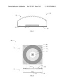 Surface-Textured Encapsulations for use with Light Emitting Diodes diagram and image