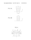 SEMICONDUCTOR DEVICE WITH LEAD TERMINALS HAVING PORTIONS THEREOF EXTENDING     OBLIQUELY diagram and image