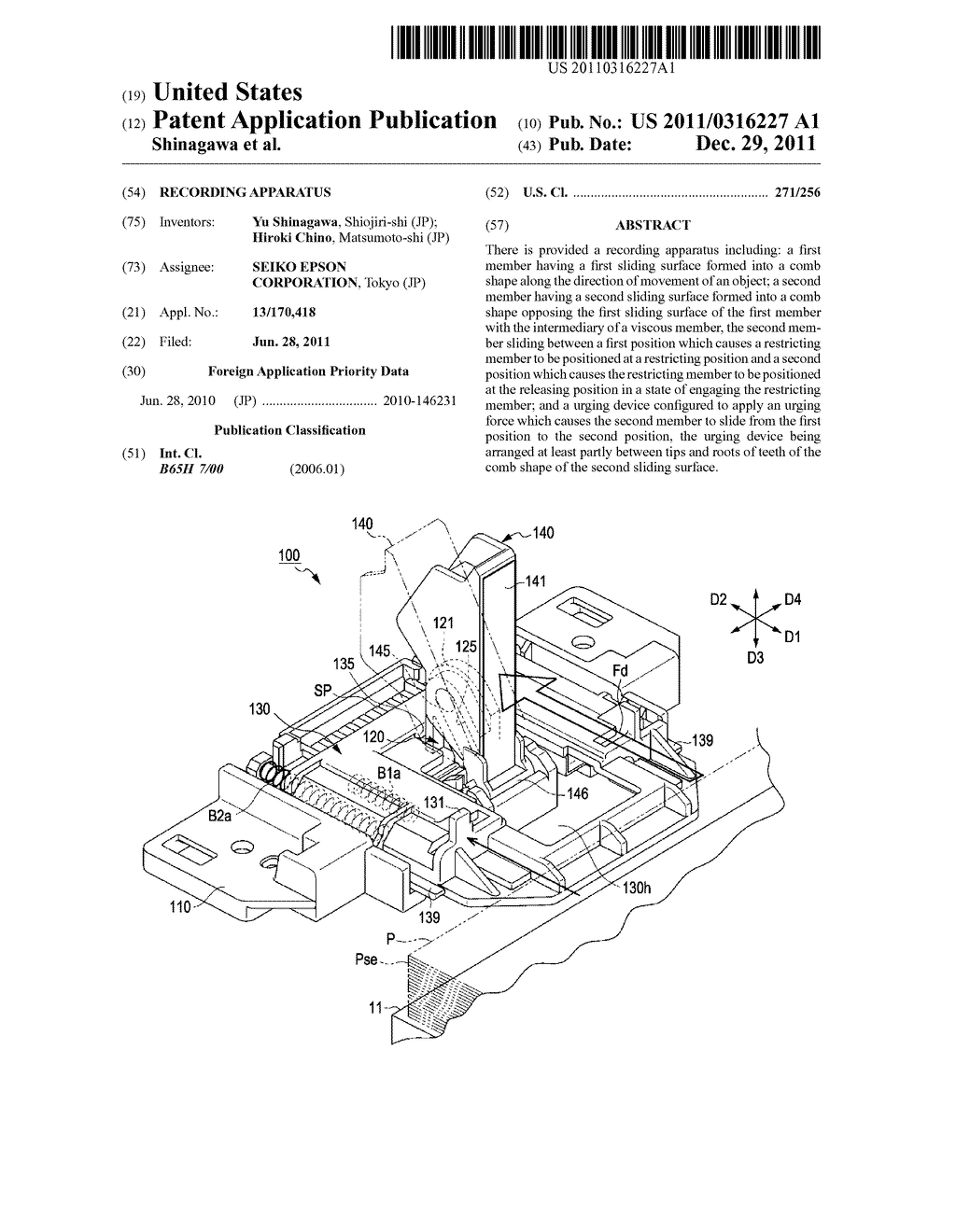 RECORDING APPARATUS - diagram, schematic, and image 01