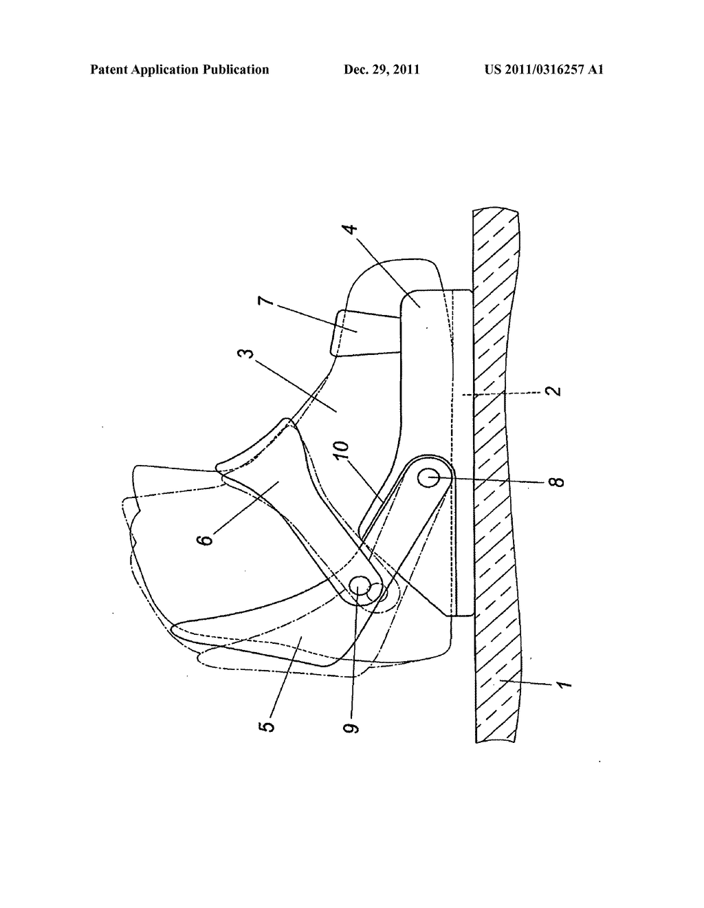 Binding for a sliding board having two side walls - diagram, schematic, and image 02