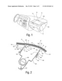 Air Bag Deployment Door with Force Transmitting Hinge diagram and image