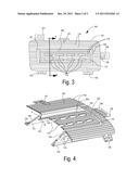 Air Bag Deployment Door with Force Transmitting Hinge diagram and image