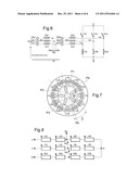 ELECTRIC DEVICE COMPRISING AN ALTERNATING CURRENT ELECTRIC MOTOR AND A     CONTROL INVERTER AND A METHOD FOR MEASURING THE ELECTROMOTIVE FORCE OF     THIS DEVICE diagram and image