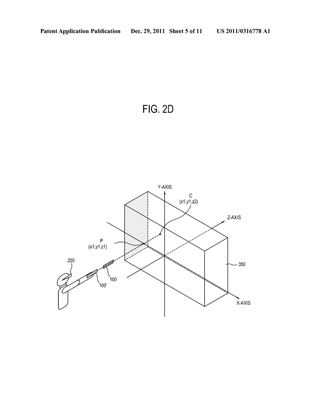POINTING DEVICE, CONTROLLING METHOD OF THE SAME, GLASSES FOR 3D IMAGE, AND     DISPLAY APPARATUS - diagram, schematic, and image 06