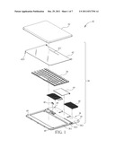 EXTERNAL EXTENSION FOR HOLDING A PORTABLE COMPUTER AND COMPUTER SYSTEM     THEREWITH diagram and image