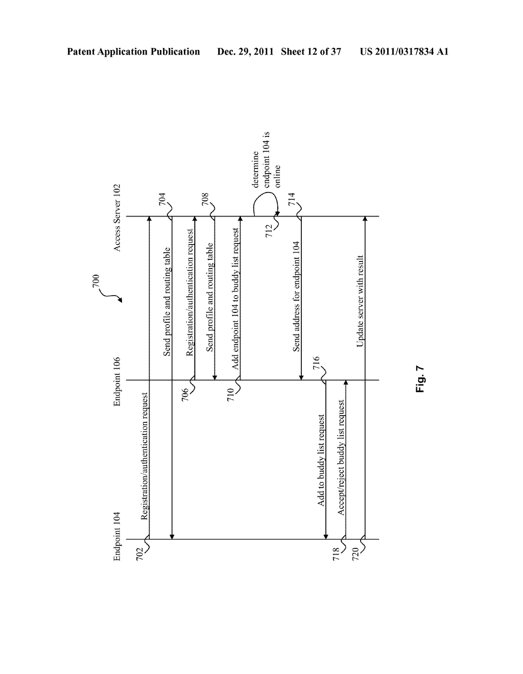 SYSTEM AND METHOD FOR SECURE MESSAGING IN A HYBRID PEER-TO-PEER NETWORK - diagram, schematic, and image 13