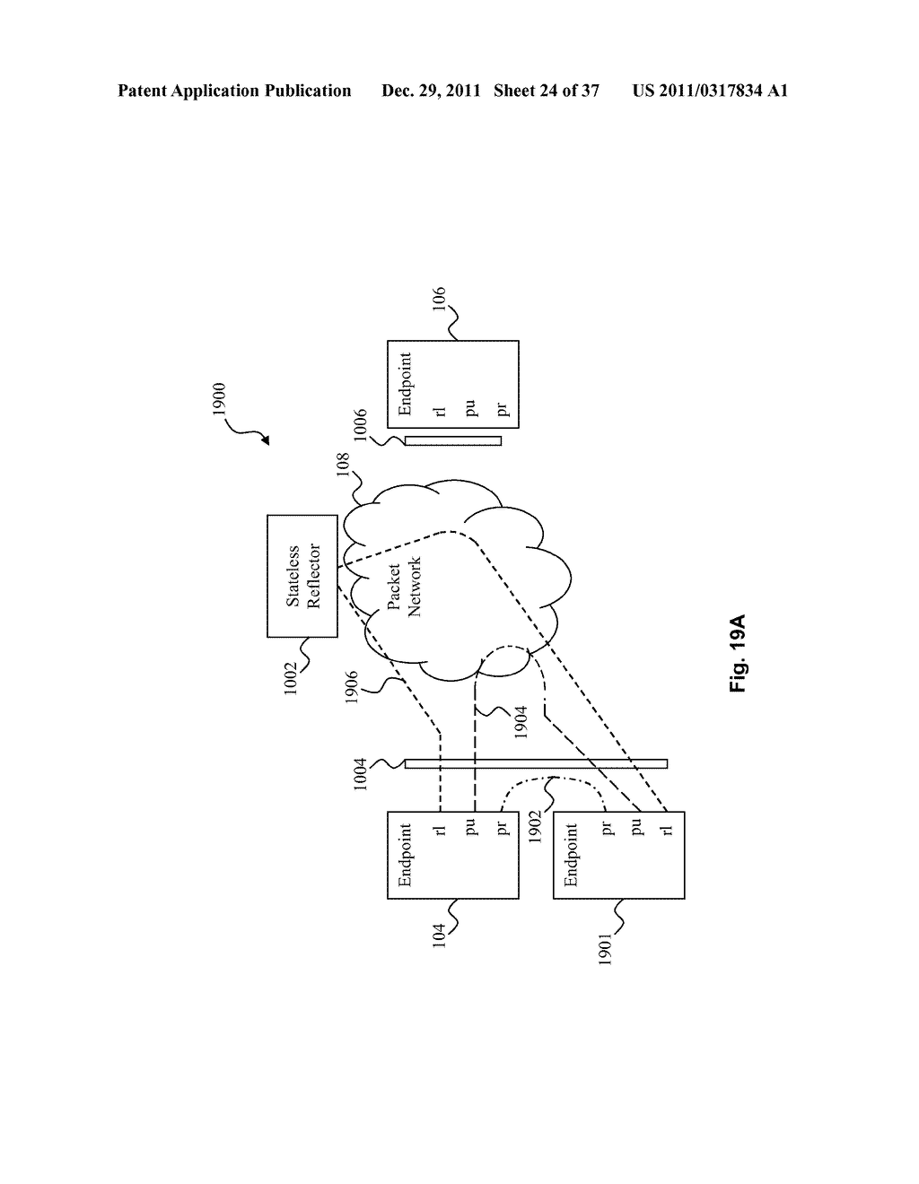 SYSTEM AND METHOD FOR SECURE MESSAGING IN A HYBRID PEER-TO-PEER NETWORK - diagram, schematic, and image 25