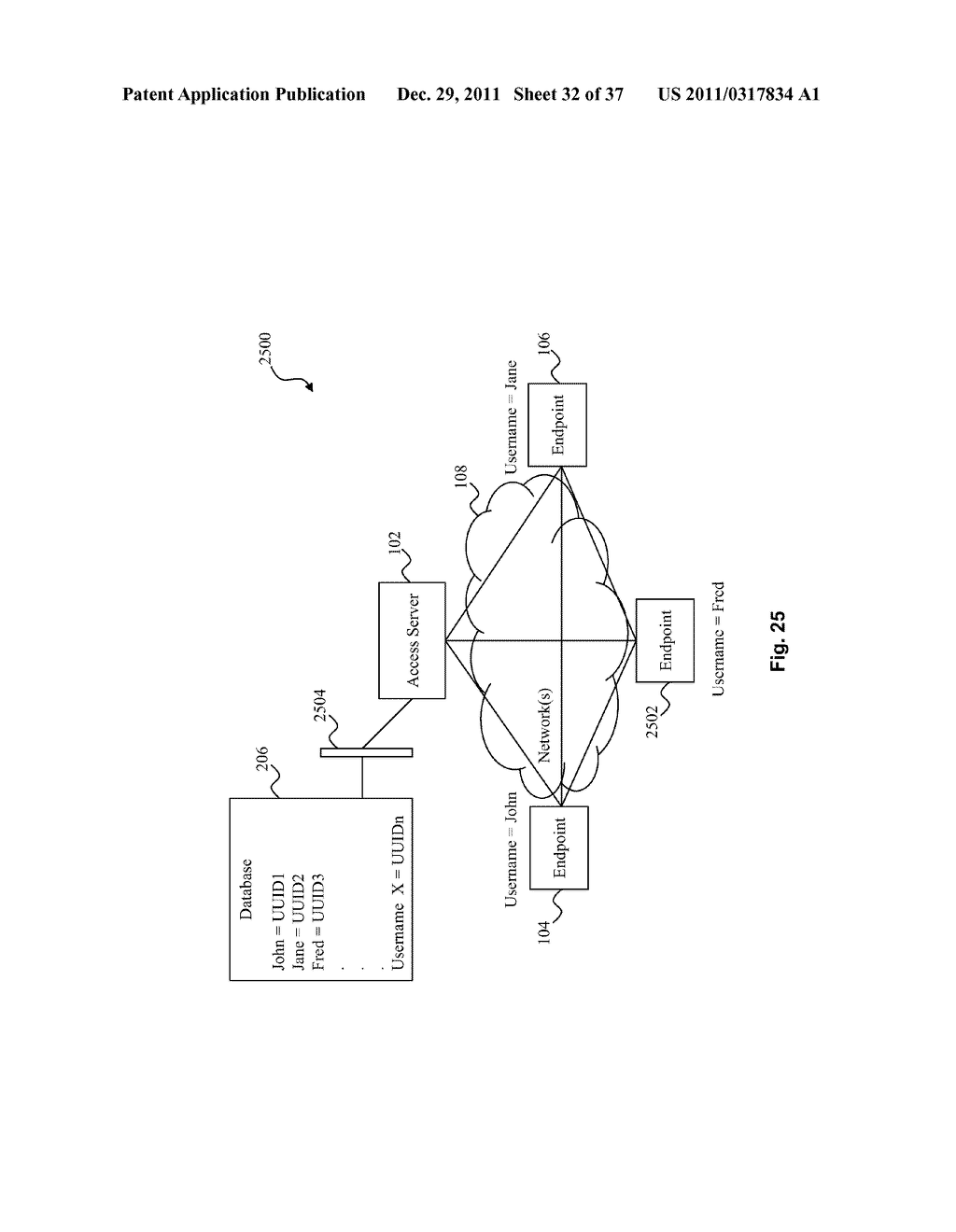 SYSTEM AND METHOD FOR SECURE MESSAGING IN A HYBRID PEER-TO-PEER NETWORK - diagram, schematic, and image 33