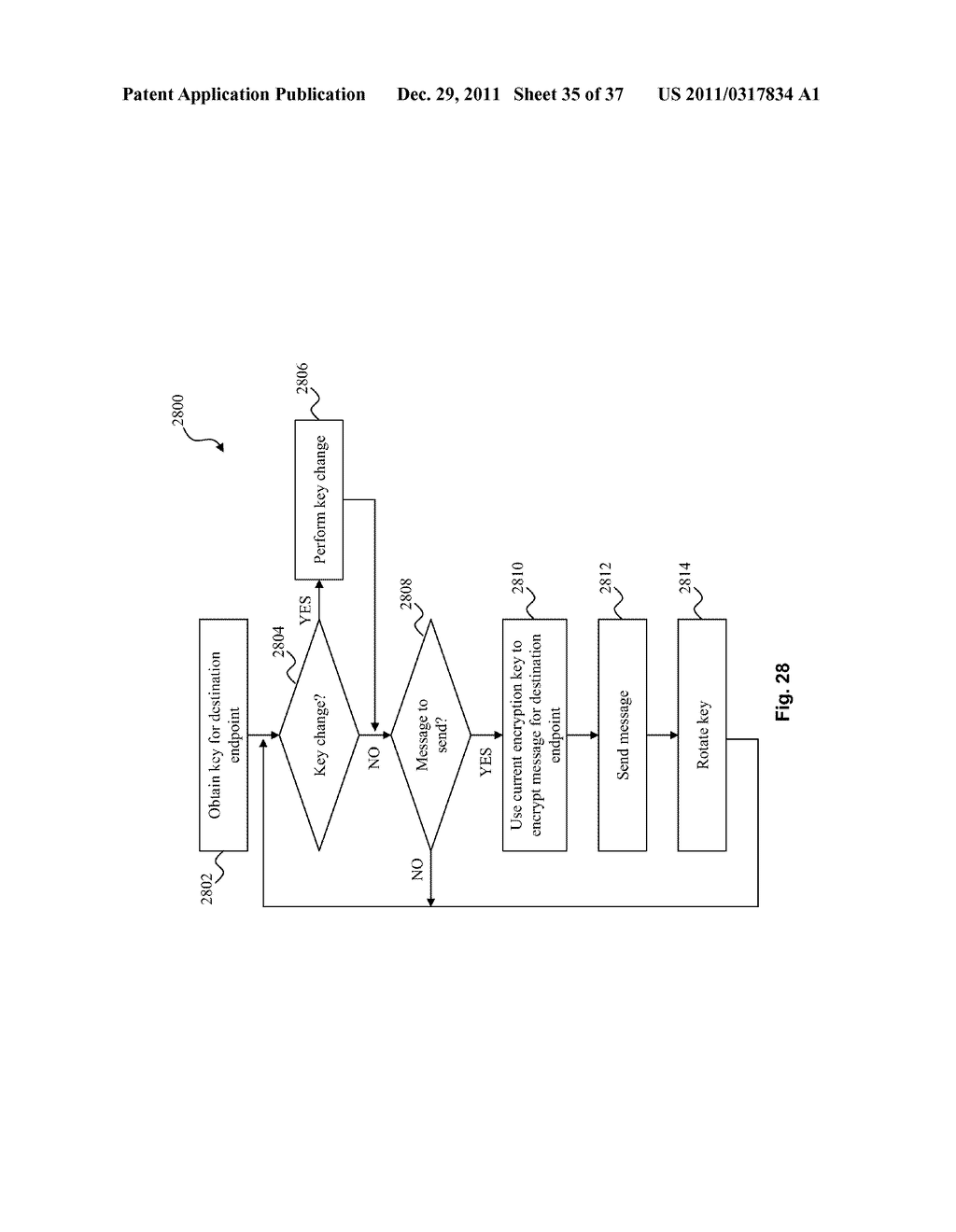 SYSTEM AND METHOD FOR SECURE MESSAGING IN A HYBRID PEER-TO-PEER NETWORK - diagram, schematic, and image 36