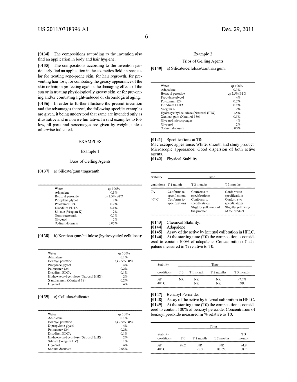 DERMATOLOGICAL/COSMETIC COMPOSITIONS COMPRISING A RETINOID AND BENZOYL     PEROXIDE - diagram, schematic, and image 07