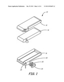 CONTOURED BATTERY FOR IMPLANTABLE MEDICAL DEVICES AND METHOD OF     MANUFACTURE diagram and image