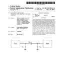 ELECTRONIC CIRCUIT FOR COMMUNICATING THROUGH CAPACITIVE COUPLING diagram and image