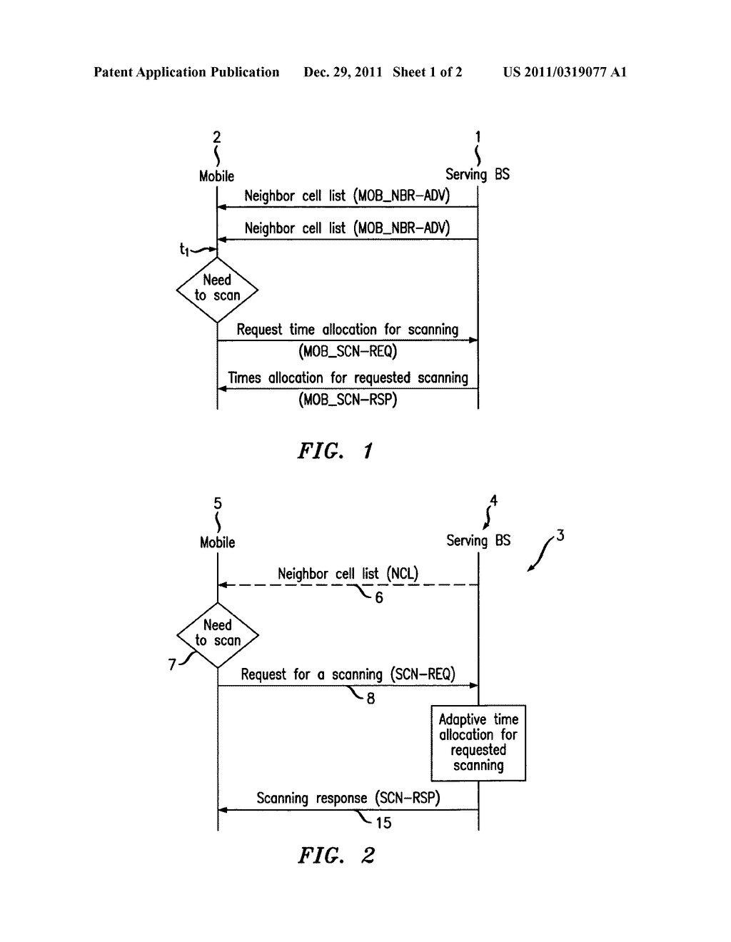 METHOD FOR ADAPTIVE SCANNING IN A WIRELESS NETWORK AND A WIRELESS NETWORK - diagram, schematic, and image 02