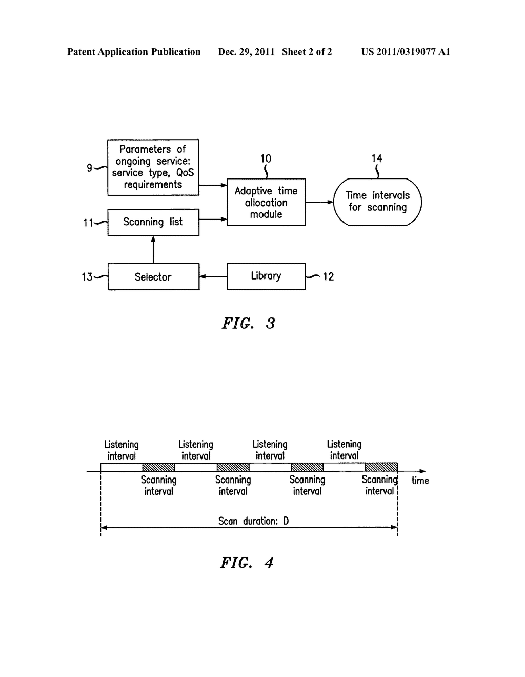 METHOD FOR ADAPTIVE SCANNING IN A WIRELESS NETWORK AND A WIRELESS NETWORK - diagram, schematic, and image 03