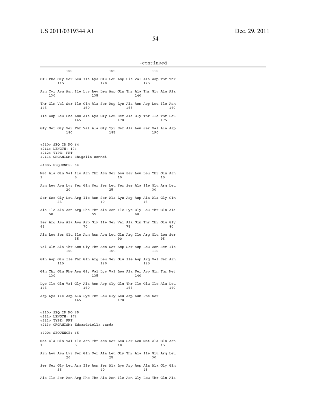 FLAGELLIN RELATED POLYPEPTIDES AND USES THEREOF - diagram, schematic, and image 157